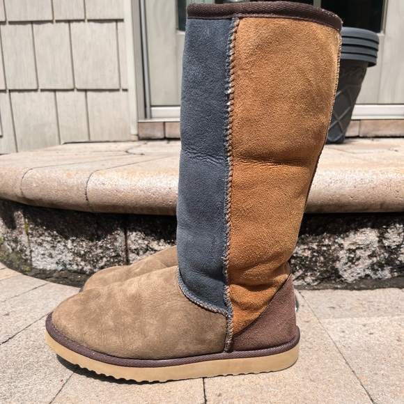 Ugh tri color tall boots - Picture 2 of 4